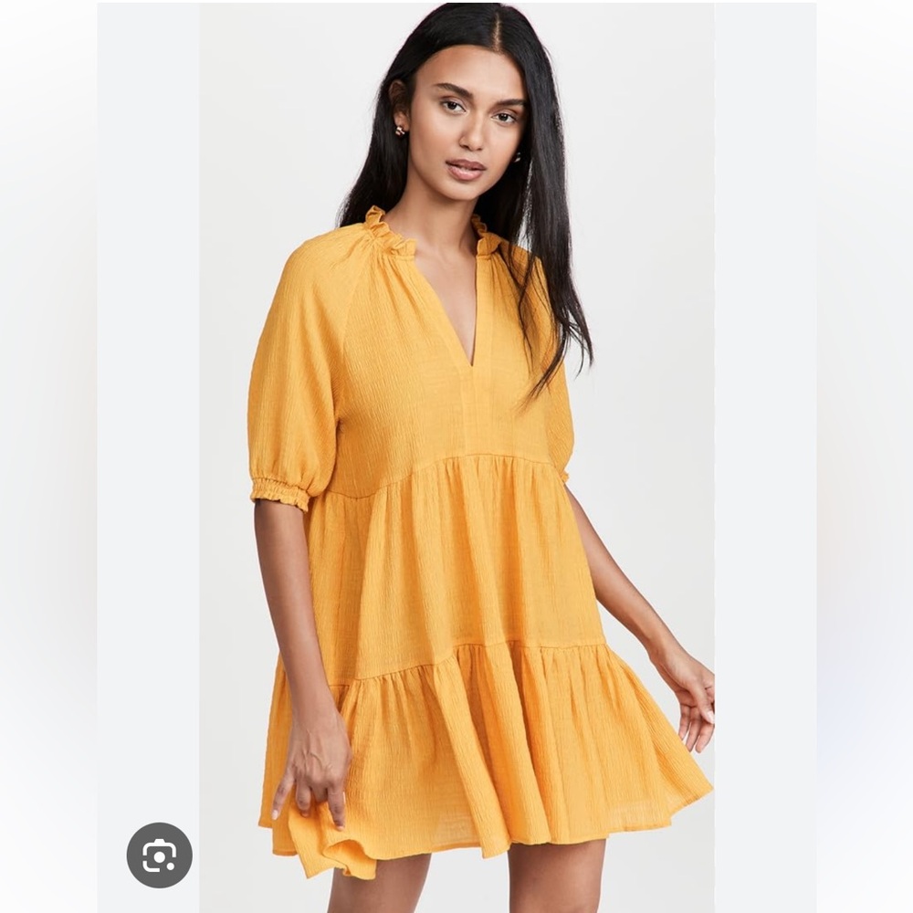 BB Dakota yellow mini dress